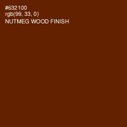 #632100 - Nutmeg Wood Finish Color Image